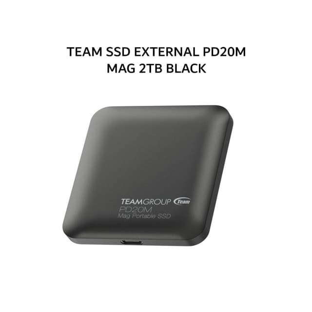 TEAM SSD EXTERNAL PD20M MAG 2TB BLACK