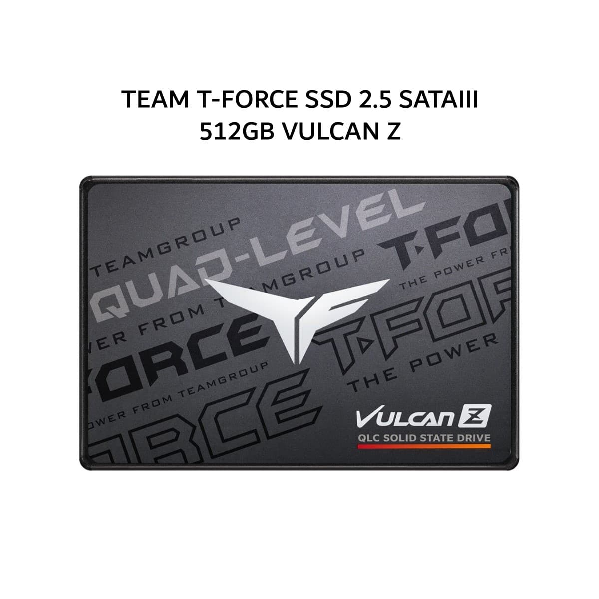TEAM T-FORCE SSD 2.5 SATAIII 512GB VULCAN Z 3Y - UP TO 550 MB/S