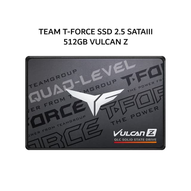 TEAM T-FORCE SSD 2.5 SATAIII 512GB VULCAN Z 3Y - UP TO 550 MB/S
