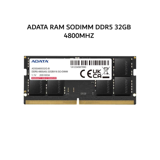 ADATA RAM SODIMM DDR5 32GB 4800MHZ