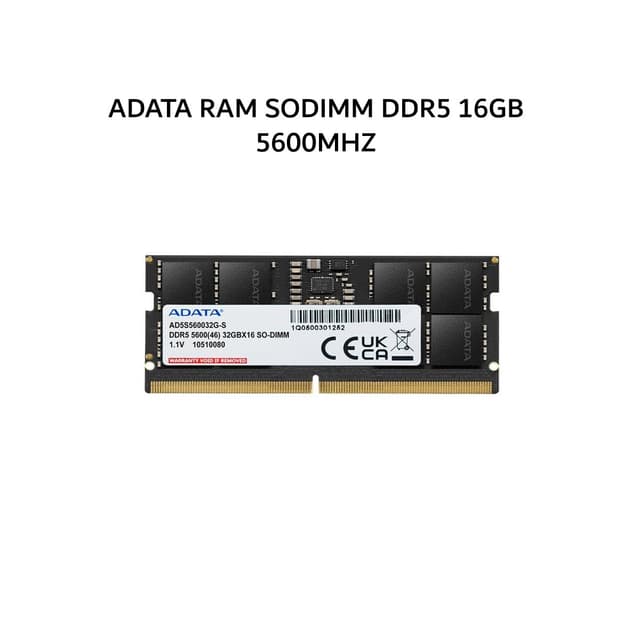 ADATA RAM SODIMM DDR5 16GB 5600MHZ