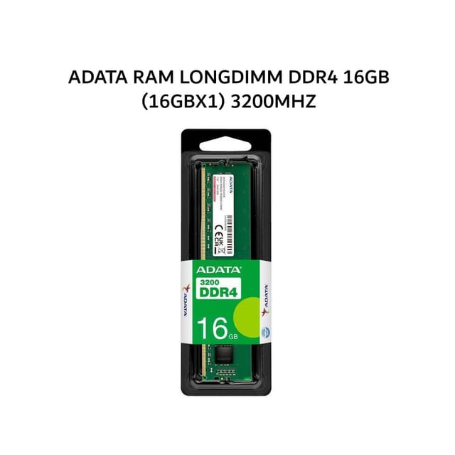 ADATA RAM LONGDIMM DDR4 16GB (16GBX1) 3200MHZ