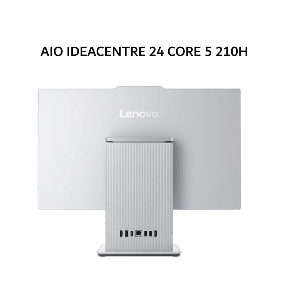 LENOVO AIO IDEACENTRE 24 CORE 5 210H 8GB 512GB W11+OHS+M365 23.8FHD K+M WIRELESS IPS 3Y CLOUD GREY -T6ID