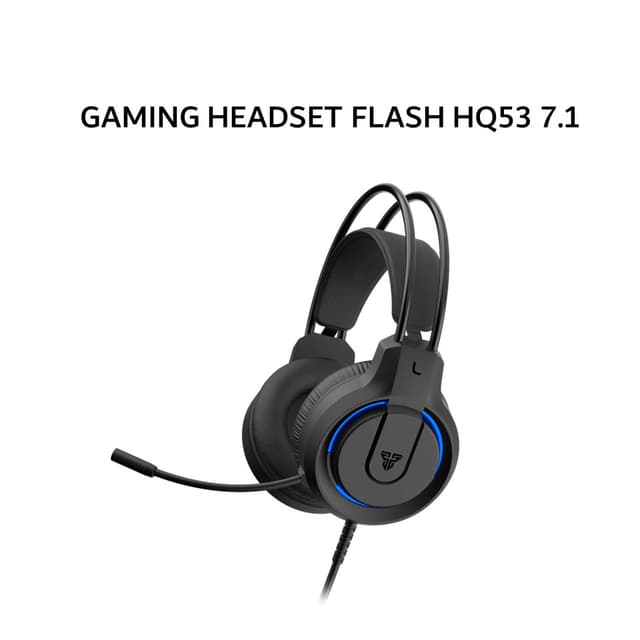 FANTECH GAMING HEADSET FLASH HQ53 7.1 - BLACK