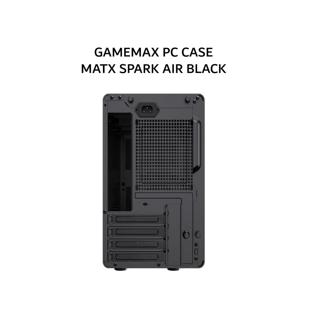 GAMEMAX PC CASE MATX SPARK AIR BLACK 1Y