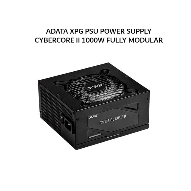 ADATA XPG PSU POWER SUPPLY CYBERCORE II 1000W (80+ PLATINUM) FULLY MODULAR ATX 3.1 PCIE 5.0 BLACK