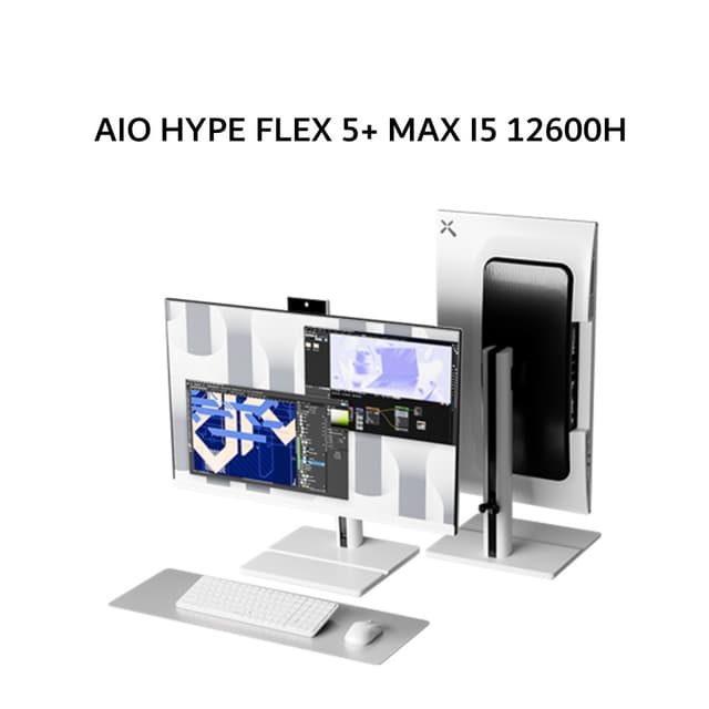 AXIOO AIO HYPE FLEX 5+ MAX I5 12600H 8GB 256GB W11 27.0FHD IPS WHT