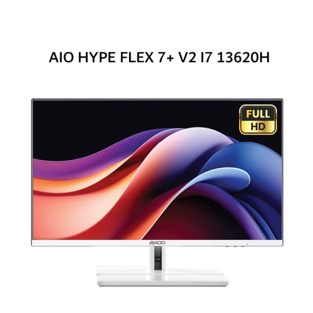 AXIOO AIO HYPE FLEX 7+ V2 I7 13620H 16GB 512GB W11 23.8FHD IPS WHT