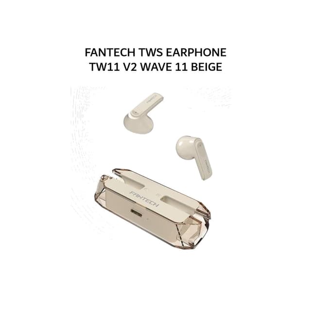 FANTECH TWS EARPHONE TW11 V2 WAVE 11 BEIGE