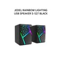 JEDEL RAINBOW LIGHTING USB SPEAKER S-527 BLACK - Variant 1