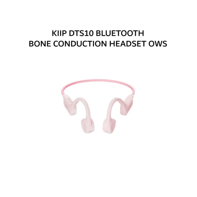 KIIP DTS10 BLUETOOTH BONE CONDUCTION HEADSET OWS - PINK