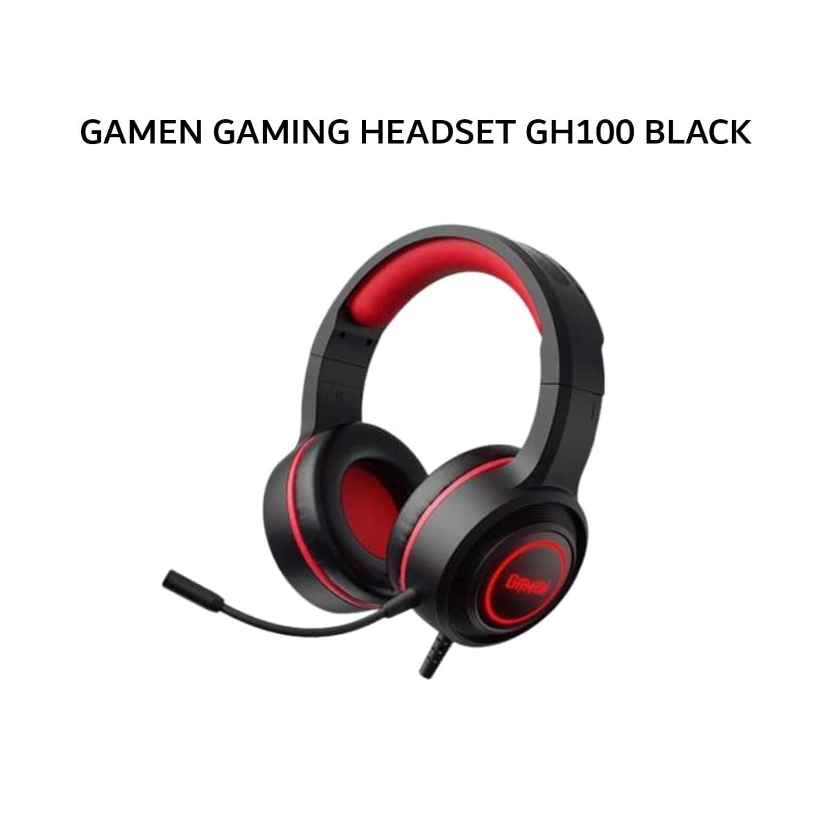 GAMEN GAMING HEADSET GH100 BLACK