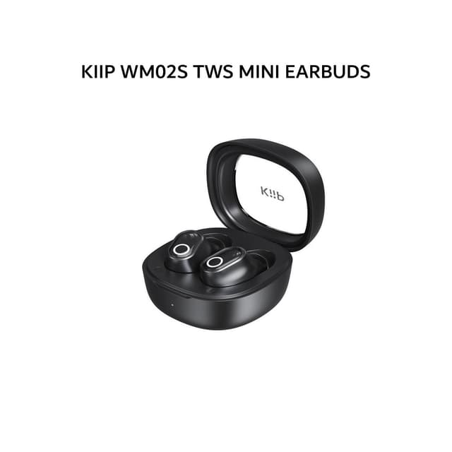 KIIP WM02S TWS MINI EARBUDS - BLACK