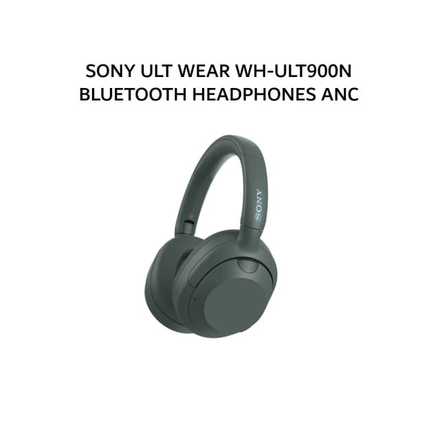 SONY ULT WEAR WH-ULT900N / WH ULT900N BLUETOOTH HEADPHONES ANC - FOREST GREY