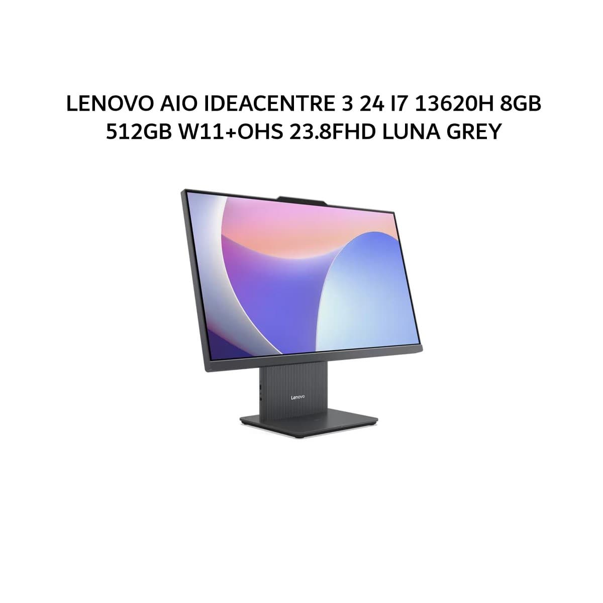 LENOVO AIO IDEACENTRE 3 24 I7 13620H 8GB 512GB W11+OHS 23.8FHD 1Y LUNA GREY -7PID