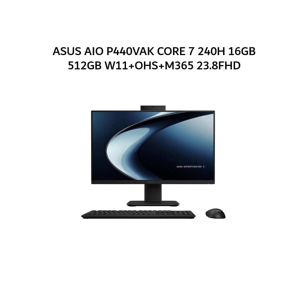 ASUS AIO P440VAK CORE 7 240H 16GB 512GB W11+OHS+M365 23.8FHD 2Y WHT -W7152WS