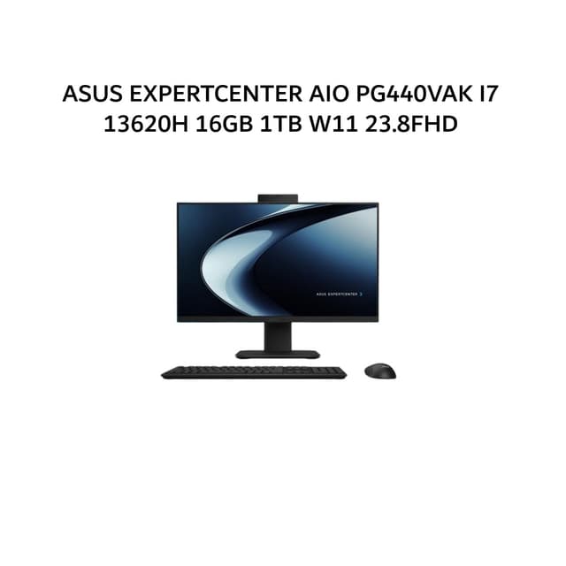 ASUS EXPERTCENTER AIO PG440VAK I7 13620H 16GB 1TB W11 23.8FHD 3Y BLK -BPC711W