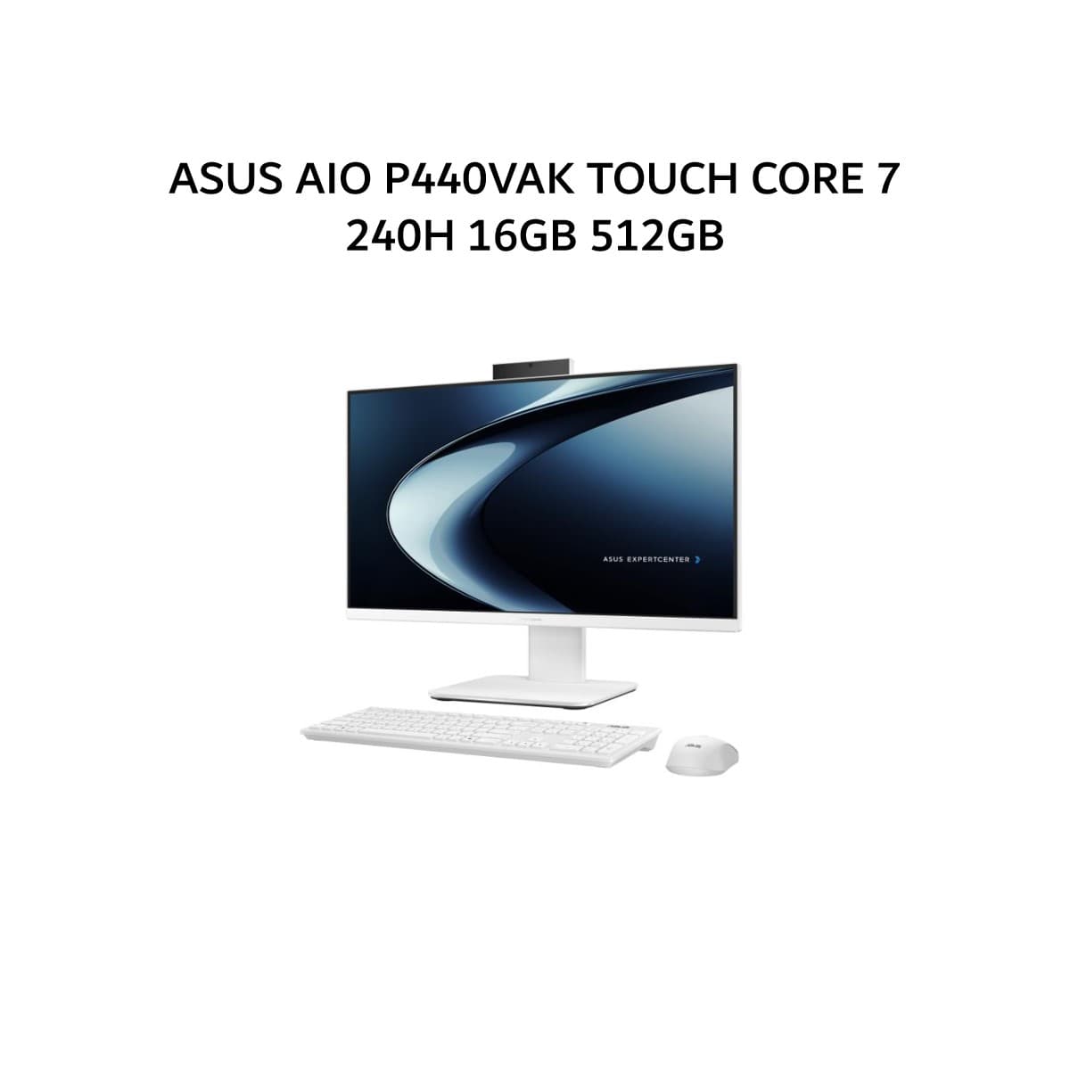 ASUS AIO P440VAK TOUCH CORE 7 240H 16GB 512GB W11+OHS+M365 23.8FHD 2Y WHT -W7152WS