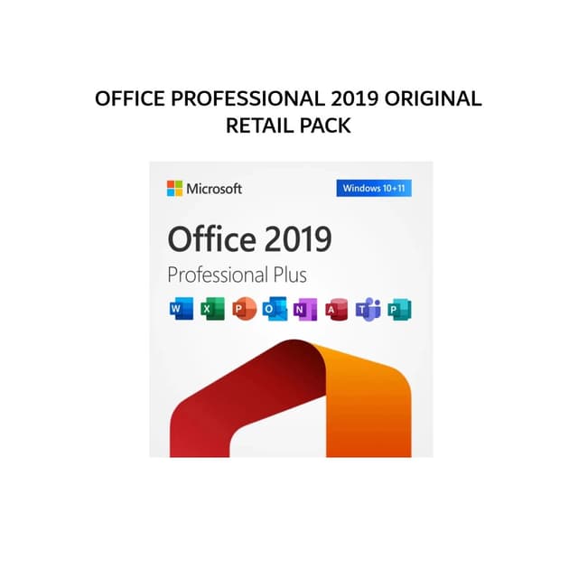 OFFICE PROFESSIONAL 2019 ORIGINAL RETAIL PACK