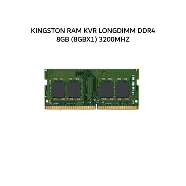 KINGSTON RAM KVR LONGDIMM DDR4 8GB (8GBX1) 3200MHZ