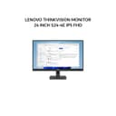 LENOVO THINKVISION MONITOR 24 INCH S24-4E IPS FHD 1080P 6MS 100HZ HDMI+VGA 3Y - Variant 1