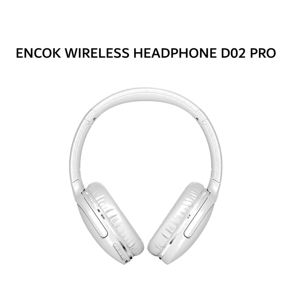 BASEUS ENCOK WIRELESS HEADPHONE D02 PRO WHITE