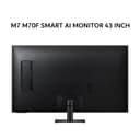 SAMSUNG SMART AI MONITOR 43 INCH M7 M70F VA UHD 4K 2160P 4MS 60HZ HDR10 HDMI USB-C BLUETOOTH BUILT-IN SPEAKER TIZEN OS TILT 3Y - Image 1