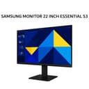 SAMSUNG MONITOR 22 INCH ESSENTIAL S3 S30GD IPS FHD 1080P 5MS 100HZ 1Y PART + 3Y SERVICE - Image 1