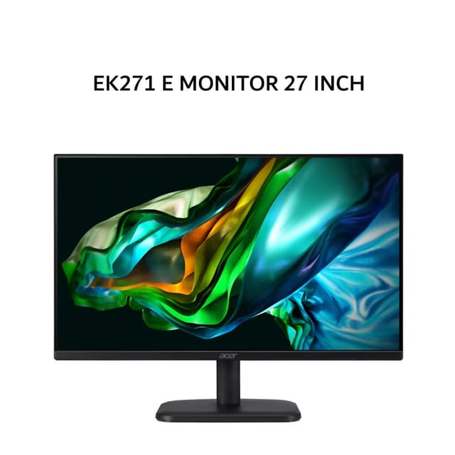 ACER MONITOR 27 INCH EK271 E IPS FHD 1080P 1MS 100HZ 3Y