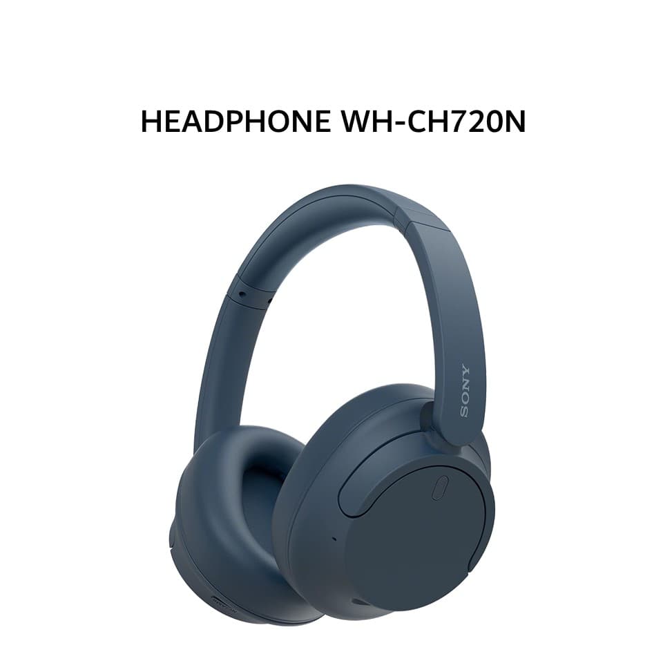 SONY WH-CH720N / WH CH720 BLUETOOTH HEADPHONE - BLUE