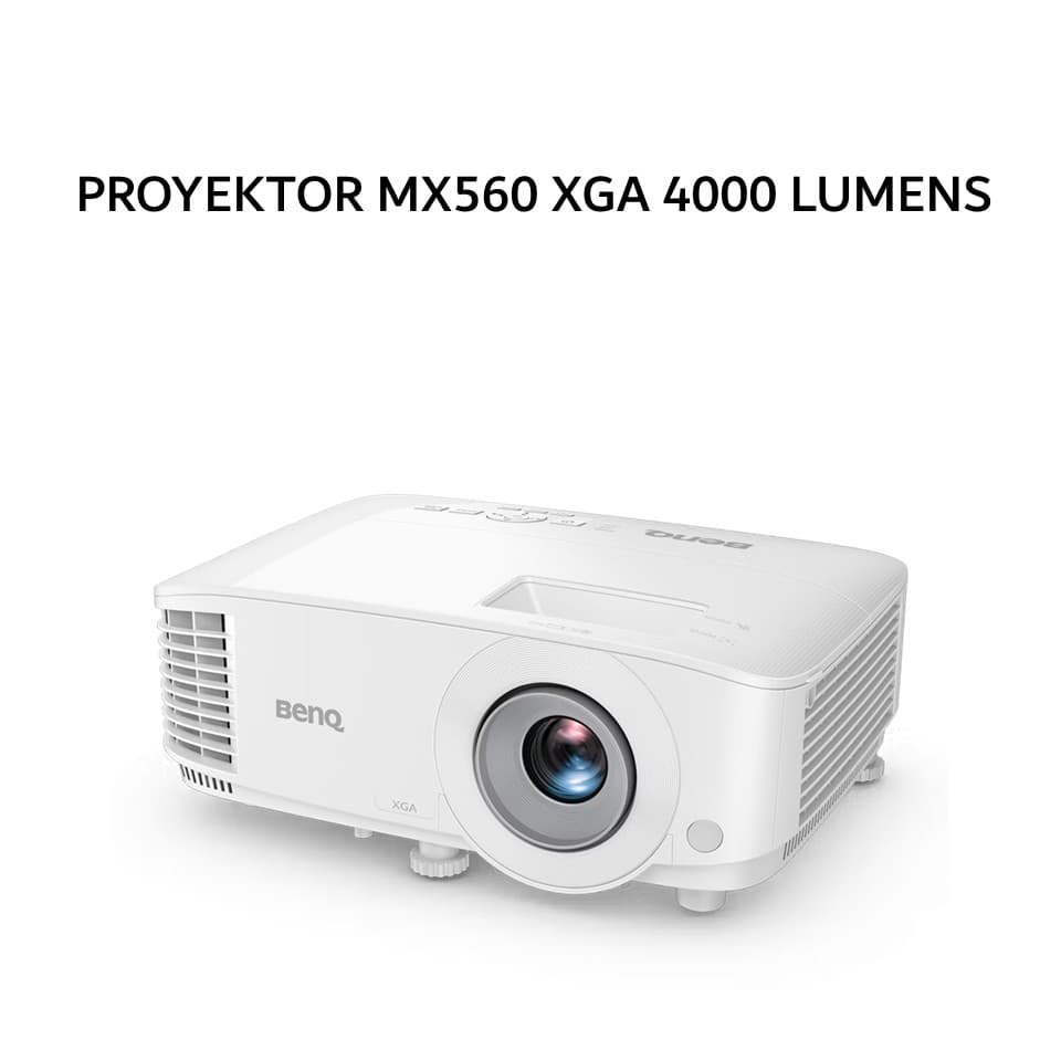 BENQ PROYEKTOR XGA 4000 LUMENS 2 HDMI VGA OUT S VIDEO WHITE MX560 1Y