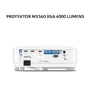 BENQ PROYEKTOR XGA 4000 LUMENS 2 HDMI VGA OUT S VIDEO WHITE MX560 1Y - Image 1