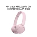 SONY WH-CH520 / WH CH520 WIRELESS ON-EAR BLUETOOTH HEADPHONES - PINK - Variant 1