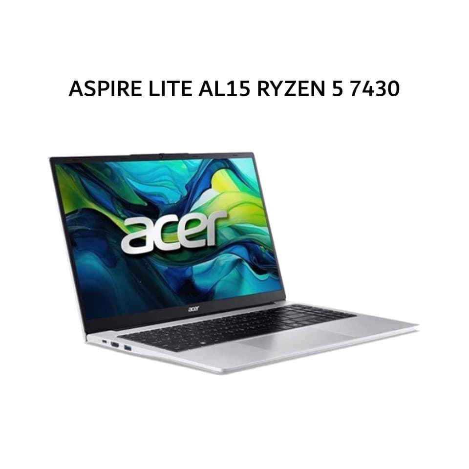 ACER ASPIRE LITE 15 AL15 RYZEN 5 7430 8GB 512GB W11+OHS+M365B 15.0FHD IPS 1Y SLV -42P.R50P