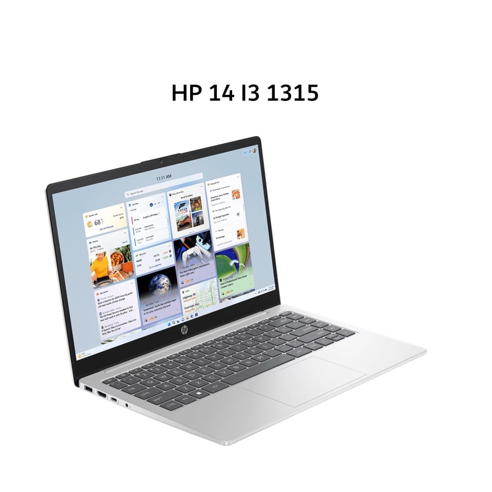 HP 14 I3 1315 8GB 512GB W11+OHS 14.0FHD BLIT COPILOT 1080P CAM 2Y SLV -EP0321TU/8
