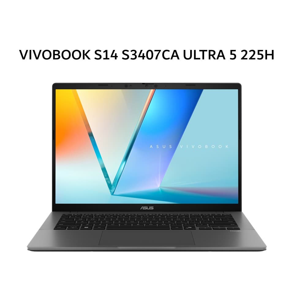ASUS VIVOBOOK S14 S3407CA ULTRA 5 225H 16GB 1TB W11+OHS+M365B 14.WUXGA VIPS GRY 3Y -VIPS5111M