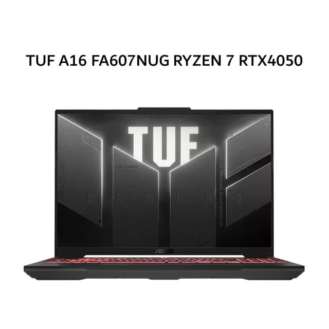 ASUS TUF A16 FA607NUG RYZEN 7 7445HS RTX4050 6GB/ 16GB 512GB W11+OHS+M365B 16.0 FHD+ IPS GRY -R745J6M-HM