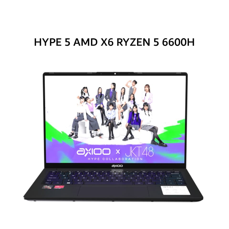 AXIOO HYPE 5 AMD X6 RYZEN 5 6600H 16GB 512GB W11 14.0FHD IPS BLIT GRY