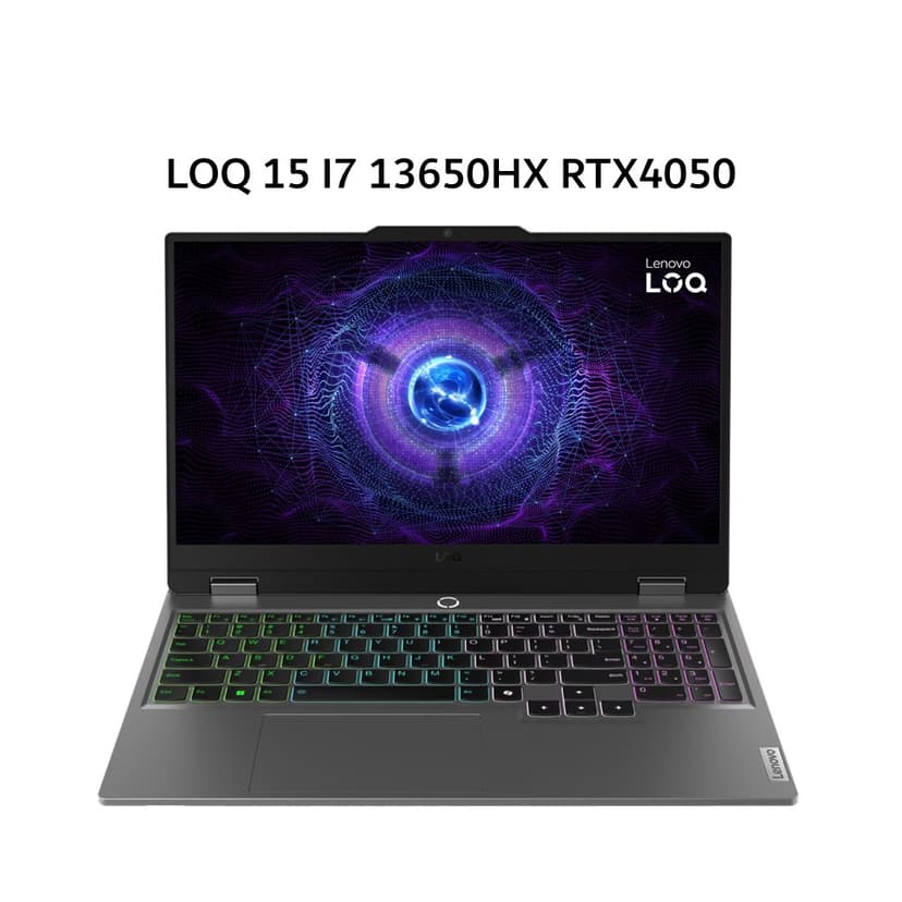 LENOVO LOQ 15 I7 13650HX RTX4050 6GB/ 16GB 512GB W11+OHS+M365B 15.6FHD 144HZ 100SRGB 4ZRGB 2Y PREM+2ADP GRY -ARID