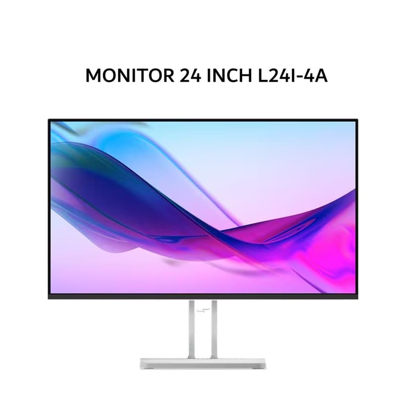 LENOVO MONITOR 24 INCH L24I-4A IPS FHD 1080P 1MS 100HZ SPEAKER CLOUD GREY 3Y