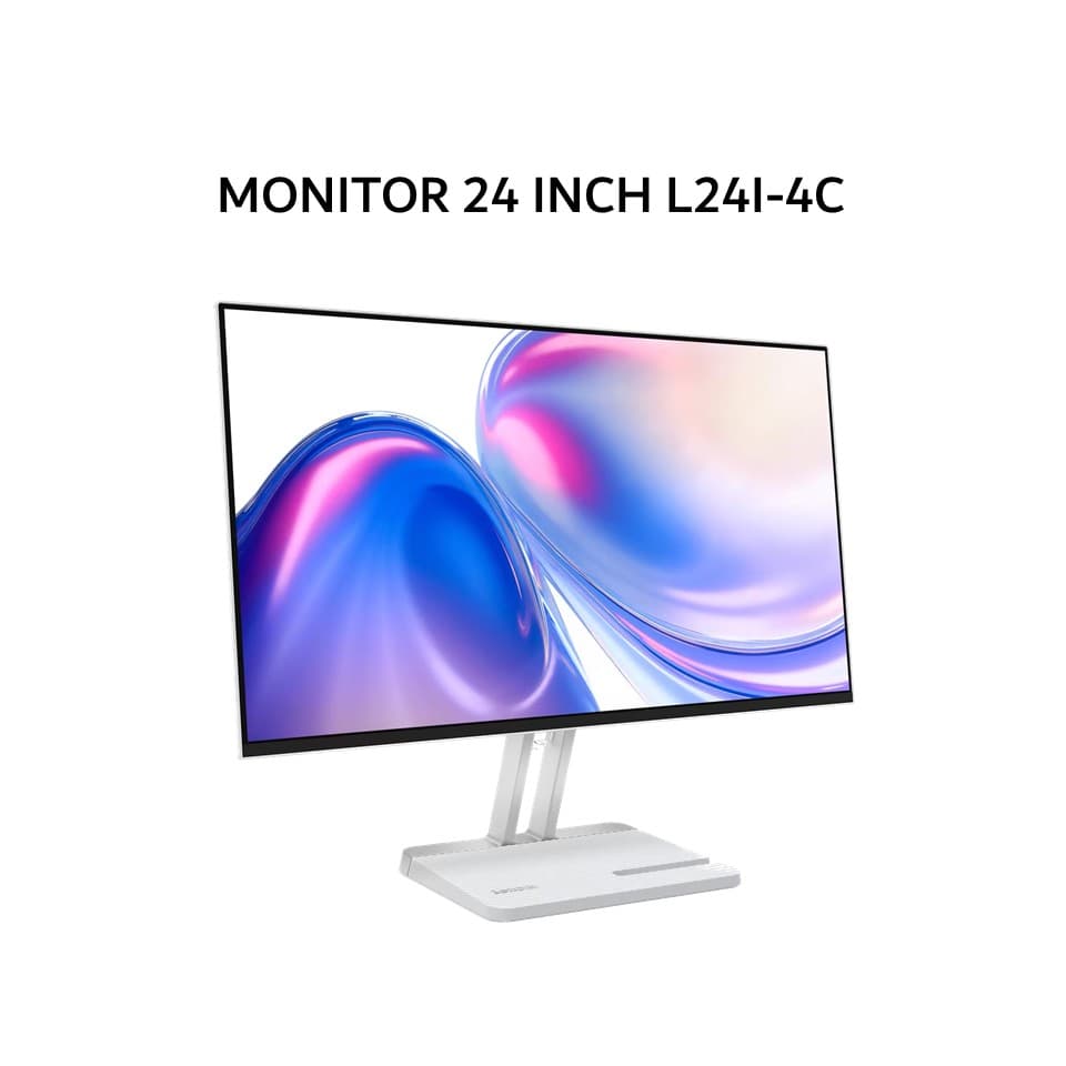 LENOVO MONITOR 24 INCH L24-4C IPS FHD 1080P 1MS 144HZ AMD FREESYNC TILT SPEAKER SILVER 3Y