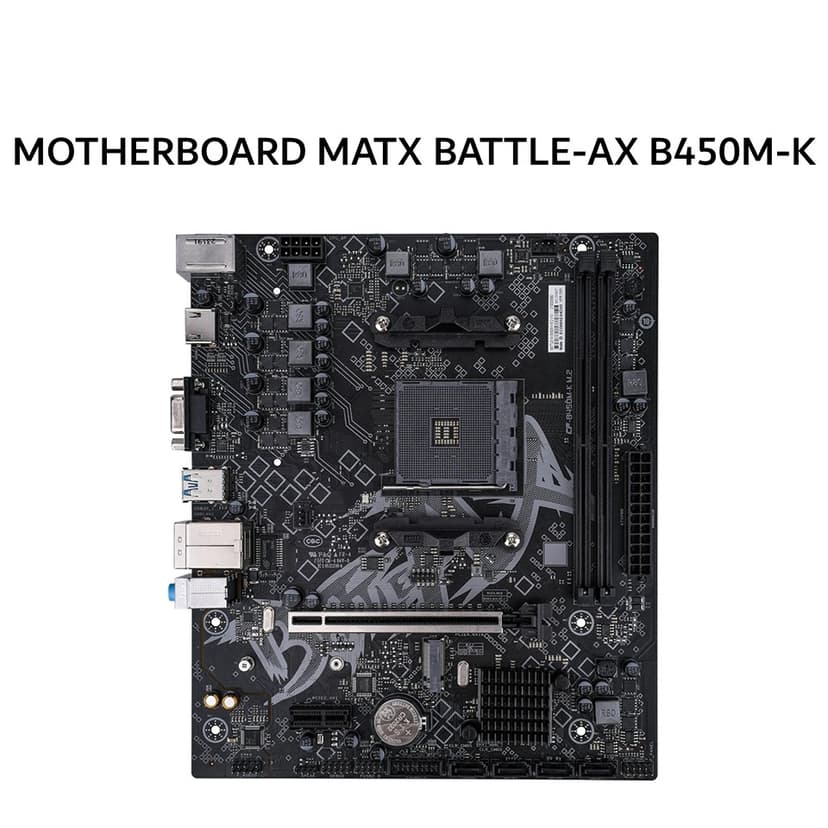 COLORFUL MOTHERBOARD MATX BATTLE-AX B450M-K M.2 DDR4 AM4 /AMD 3Y