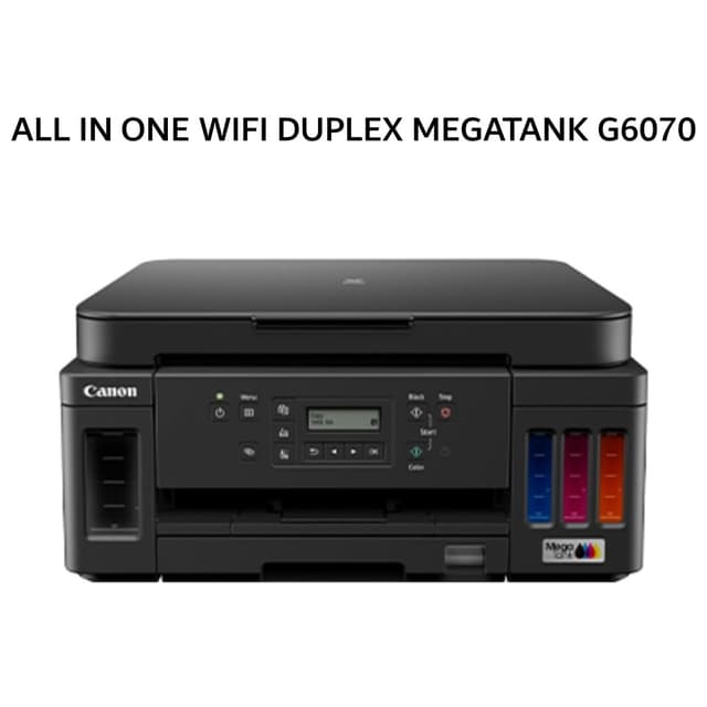 CANON ALL IN ONE WIFI DUPLEX MEGATANK G6070 2Y