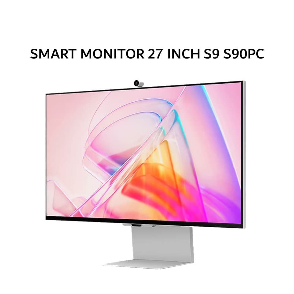 SAMSUNG SMART MONITOR 27 INCH S9 S90PC IPS QHD 5K 2880P 5MS TIZEN OS WIFI SILVER ERGONOMIC SPEAKER 1Y PART + 3Y SERVICE