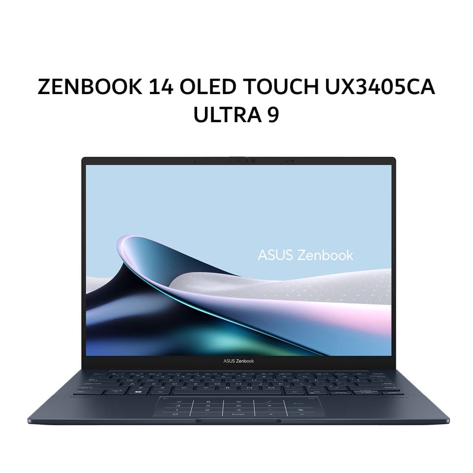 ASUS ZENBOOK 14 OLED TOUCH UX3405CA ULTRA 9 285H 32GB 1TB W11+OHS 14.0 3K 120HZ EVO BLU -OLEDS9311TM