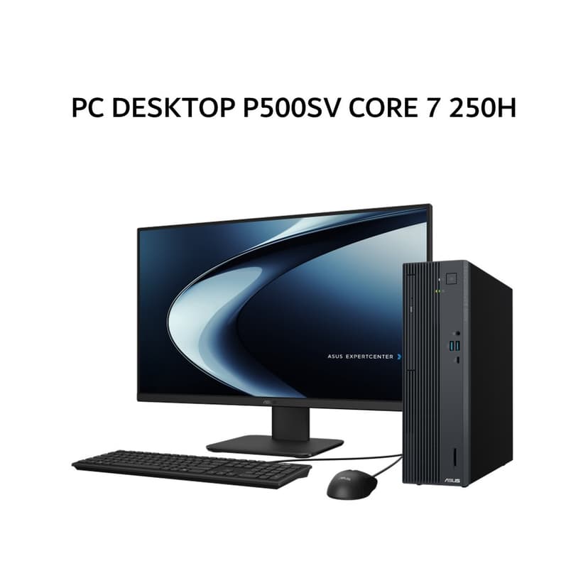 ASUS PC DESKTOP P500SV CORE 7 250H 8GB 512GB W11+OHS+M365 GRY -7850182WS