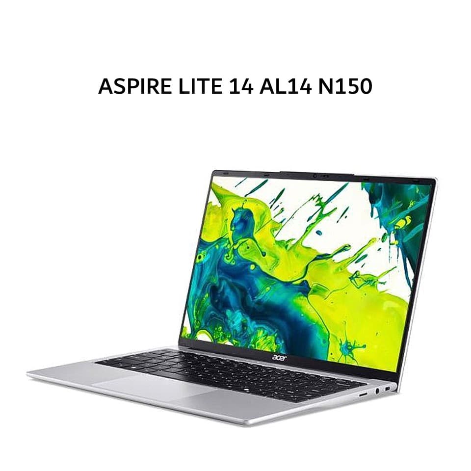 ACER ASPIRE LITE 14 AL14 N150 8GB 512GB W11+OHS+M365B 14.0WUXGA IPS SLV -32P.C9VS