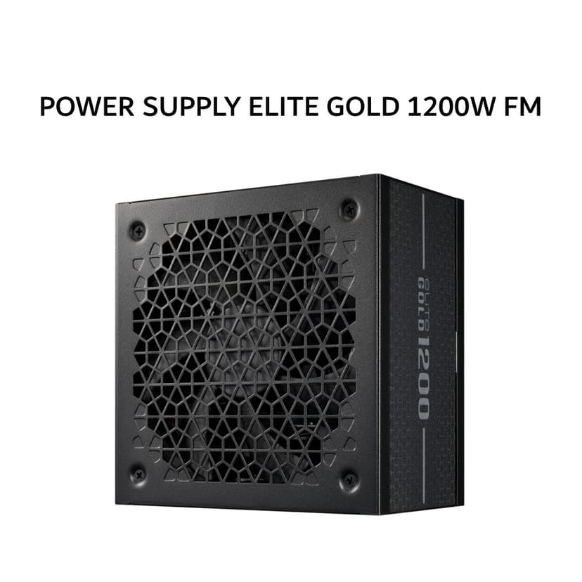 COOLER MASTER PSU POWER SUPPLY ELITE GOLD 1200W FM (80+ GOLD) FULLY MODULAR ATX 3.1 PCIE 5.0 BLACK 5Y