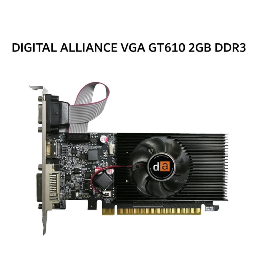 DIGITAL ALLIANCE VGA GT610 2GB DDR3 64BIT 2Y