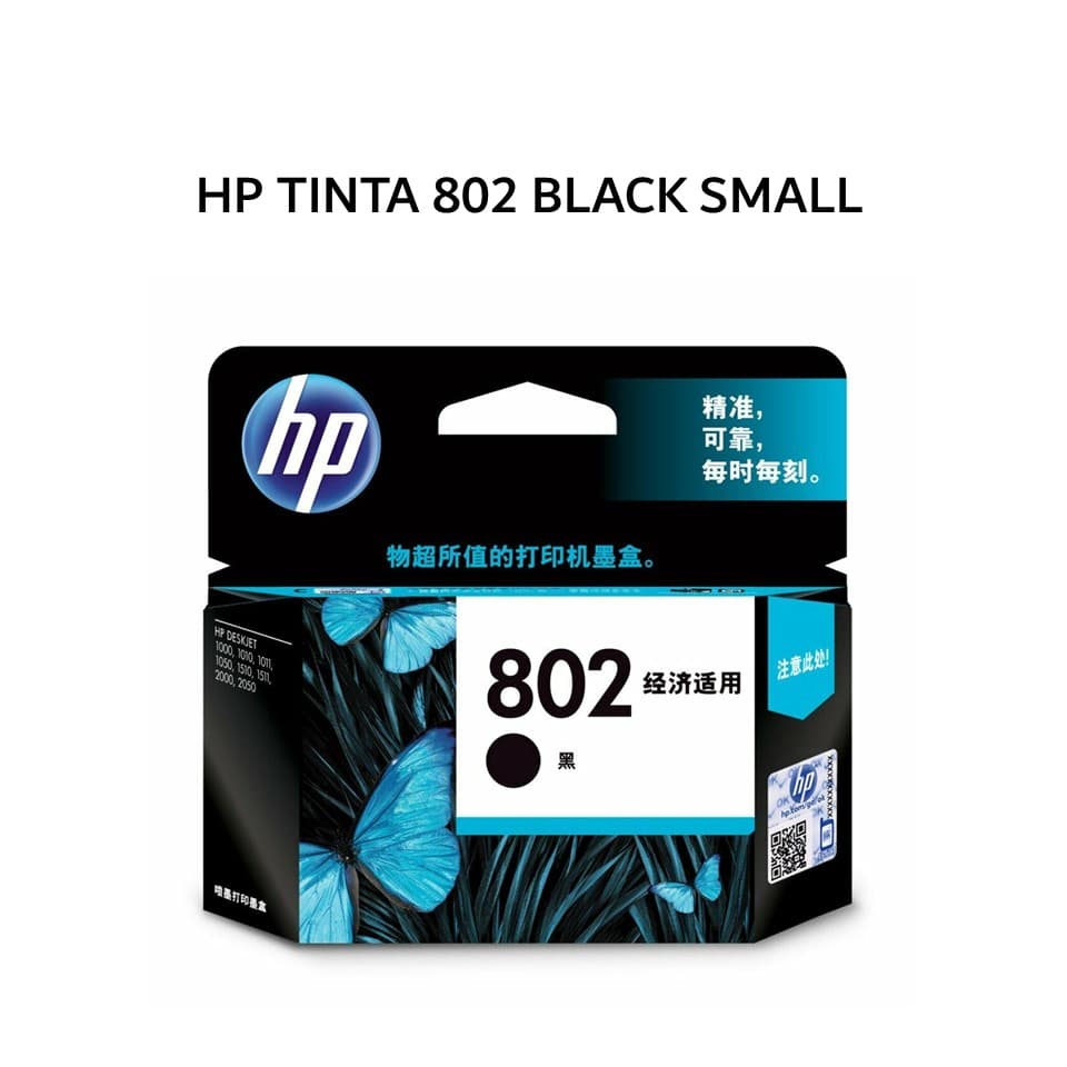 HP TINTA 802 BLACK SMALL